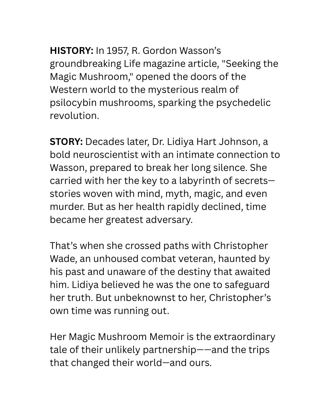 History and synopsis